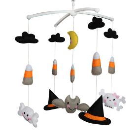 Halloween Baby Crib Mobile Infant Room Nursery Decor Hanging Musical Mobile Crib Toy