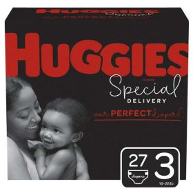 Huggies Special Delivery Hypoallergenic Baby Diapers Size 3;  Count 27