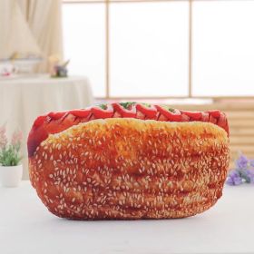 Creative Bread Biscuit Long Cushion Plush Doll Simulation Snack Pillow (Option: Bread Roasted Sausage 50cm-1pc)