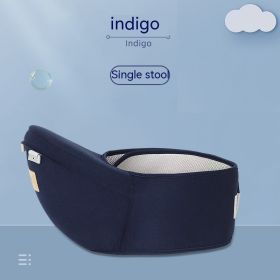 Baby Summer Lightweight Outdoor Travel Strap (Option: Indigo Single Stool)