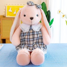 Vintage Dress Rabbit Plush Toy (Option: Pink-45cm)