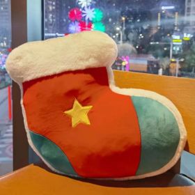 Christmas Festival Decorative Cushion Plush Toys (Option: Christmas Stockings-42cm)