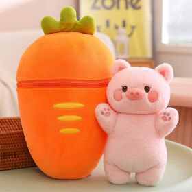 Fruit Pillow Doll Plush Toys (Option: Carrot pig-30cm)